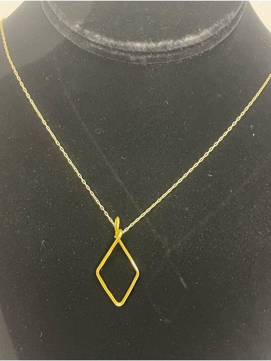 Sseko Jewelry - Sseko Gold Open Diamond Pendant Necklace